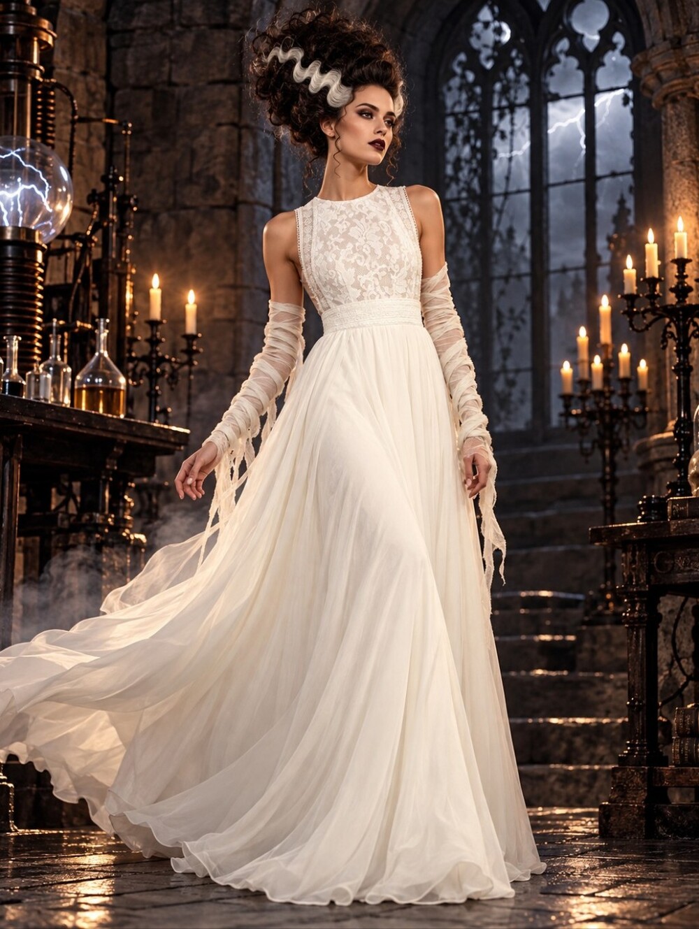 Lulus Forever and Always White Lace Maxi Dress